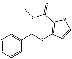 METHYL 3-(BENZYLOXY)-2-THIOPHENECARBOXYLATE Struktur