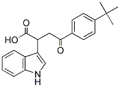 4-(4-(TERT-BUTYL)PHENYL)-2-INDOL-3-YL-4-OXOBUTANOIC ACID Struktur