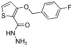 3-[(4-FLUOROBENZYL)OXY]-2-THIOPHENECARBOHYDRAZIDE Struktur