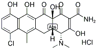 4-EPI-ANHYDROCHLORTETRACYCLINE HYDROCHLORIDE Struktur