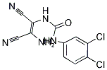 ((2-AMINO-1,2-DINITRILOVINYL)AMINO)-N-(3,4-DICHLOROPHENYL)FORMAMIDE Struktur