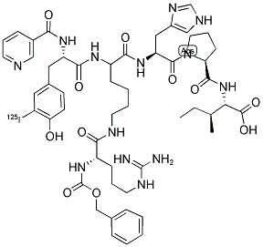 CGP 42112A, [125I]- Struktur