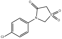 3-(4-CHLOROPHENYL)-1LAMBDA6,3-THIAZOLANE-1,1,4-TRIONE Struktur