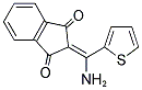 2-(AMINO-2-THIENYLMETHYLENE)INDANE-1,3-DIONE Struktur