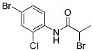 N1-(4-BROMO-2-CHLOROPHENYL)-2-BROMOPROPANAMIDE Struktur