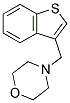 4-(BENZO[B]THIOPHEN-3-YLMETHYL)MORPHOLINE Struktur