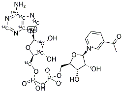 NICOTINAMIDE ADENINE DINUCLEOTIDE, [ADENOSINE-14C(U)]- Struktur