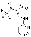 1,1,1-TRIFLUORO-3-[(2-PYRIDYLAMINO)METHYLIDENE]PENTANE-2,4-DIONE Struktur