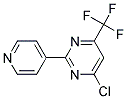 4-CHLORO-2-(4-PYRIDINYL)-6-(TRIFLUOROMETHYL)PYRIMIDINE Struktur