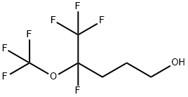 4,5,5,5-TETRAFLUORO-4-(TRIFLUOROMETHOXY)-1-PENTANOL Struktur