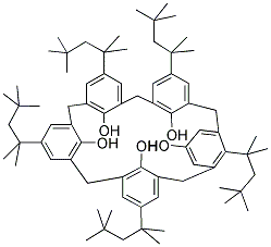 P-TERT-OCTYLCALIX[5]ARENE Struktur