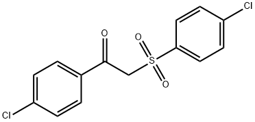 1-(4-CHLOROPHENYL)-2-[(4-CHLOROPHENYL)SULFONYL]-1-ETHANONE Struktur