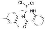 2-(DICHLOROMETHYL)-3-(2,4-DIMETHYLPHENYL)-2-METHYL-1,2,3,4-TETRAHYDROQUINAZOLIN-4-ONE Struktur