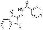 N'-(1,3-DIOXO-1,3-DIHYDRO-2H-INDEN-2-YLIDENE)ISONICOTINOHYDRAZIDE Struktur