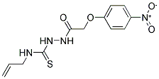 1-(2-(4-NITROPHENOXY)ACETYL)-4-(PROP-2-ENYL)THIOSEMICARBAZIDE Struktur