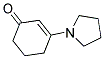 3-PYRROLIDINYLCYCLOHEX-2-EN-1-ONE Struktur