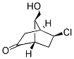 EXO-2-CHLORO-SYN-7-HYDROXYMETHYL-5-OXO-BICYCLO[2.2.1]HEPTANE Struktur