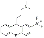 2-(TRIFLUOROMETHYL)-9-(3-DIMETHYLAMINOPROPYLIDENE)THIOXANTHENE Struktur