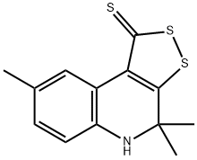 4,4,8-TRIMETHYL-4,5-DIHYDRO-1H-[1,2]DITHIOLO[3,4-C]QUINOLINE-1-THIONE Struktur