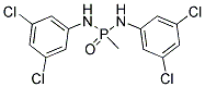 N,N'-DI(3,5-DICHLOROPHENYL)METHYLPHOSPHONIC DIAMIDE Struktur