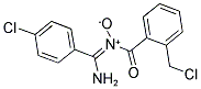 [AMINO(4-CHLOROPHENYL)METHYLIDENE][2-(CHLOROMETHYL)BENZOYL]AMMONIUMOLATE Struktur