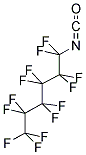 (PERFLUORO-1-HEXYL)ISOCYANATE Struktur