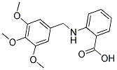 2-[(3,4,5-TRIMETHOXYBENZYL)AMINO]BENZOIC ACID Struktur