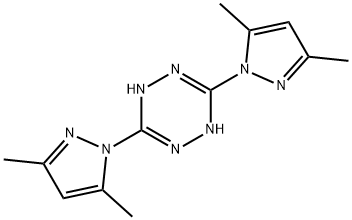 3,6-BIS(3,5-DIMETHYL-1H-PYRAZOL-1-YL)-1,2-DIHYDRO-1,2,4,5-TETRAAZINE Struktur