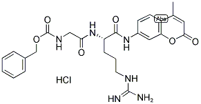 Z-GLY-ARG-AMC HCL Struktur