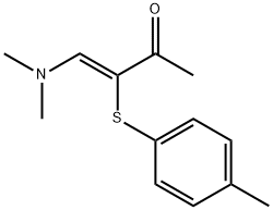 4-(DIMETHYLAMINO)-3-[(4-METHYLPHENYL)SULFANYL]-3-BUTEN-2-ONE Struktur