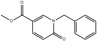 METHYL 1-BENZYL-6-OXO-1,6-DIHYDRO-3-PYRIDINECARBOXYLATE Struktur