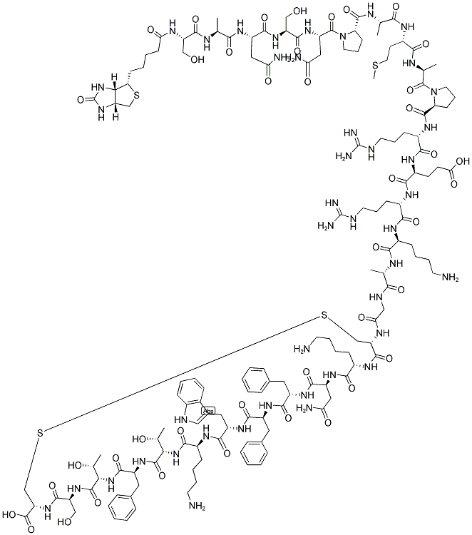 BIOTINYL-SOMATOSTATIN-28 Struktur