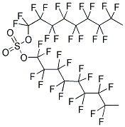 BIS(1H,1H,9H-PERFLUORONONYL)SULPHATE Struktur