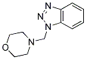 (4-MORPHOLINYLMETHYL)BENZOTRIAZOLE Struktur