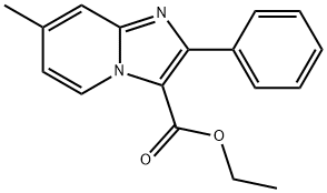 ETHYL 7-METHYL-2-PHENYLIMIDAZO[1,2-A]PYRIDINE-3-CARBOXYLATE Struktur