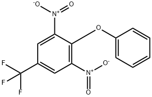 1,3-DINITRO-2-PHENOXY-5-(TRIFLUOROMETHYL)BENZENE Struktur