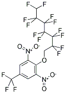 7-[2,6-DINITRO-4-(TRIFLUOROMETHYL)PHENOXY]-1,1,2,2,3,3,4,4,5,5,6,6-DODECAFLUOROHEPTANE Struktur