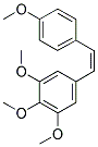 CIS-3,4,5,4'-TETRAMETHOXYSTILBENE Struktur