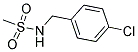 N-(4-CHLOROBENZYL)METHANESULFONAMIDE Struktur