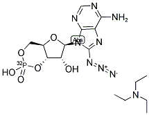 8-AZIDO CAMP 32P TRIETHYLAMMONIUM SALT Struktur