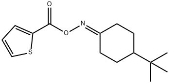 2-[(([4-(TERT-BUTYL)CYCLOHEXYLIDEN]AMINO)OXY)CARBONYL]THIOPHENE Struktur