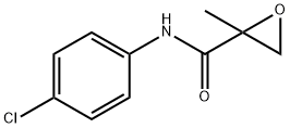 N-(4-CHLOROPHENYL)-2-METHYL-2-OXIRANECARBOXAMIDE Struktur