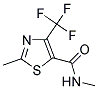 N,2-DIMETHYL-4-(TRIFLUOROMETHYL)-1,3-THIAZOLE-5-CARBOXAMIDE Struktur