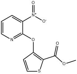 METHYL 3-[(3-NITRO-2-PYRIDINYL)OXY]-2-THIOPHENECARBOXYLATE Struktur