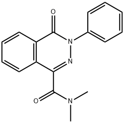 N,N-DIMETHYL-4-OXO-3-PHENYL-3,4-DIHYDRO-1-PHTHALAZINECARBOXAMIDE Struktur