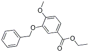 ETHYL 3-BENZYLOXY-4-METHOXYBENZOATE Struktur