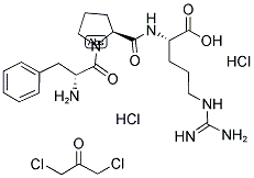 D-PHENYLALANYL-PROLYL-ARGININE CHLOROMETHYL KETONE DIHYDROCHLORIDE Struktur