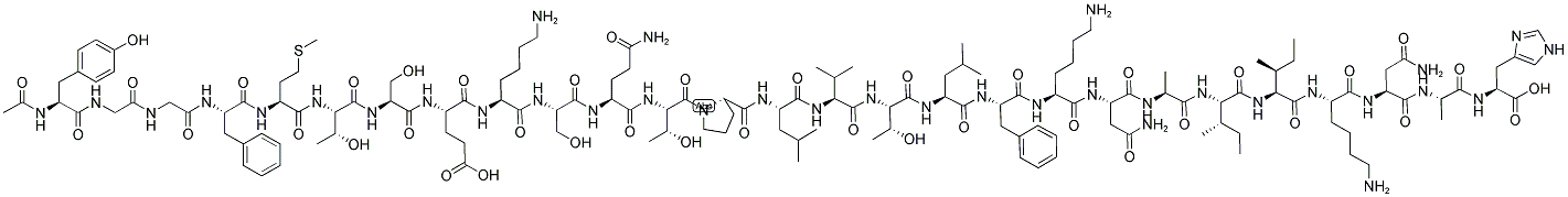 ACETYL-DELTA-ENDORPHIN (CAMEL) Struktur