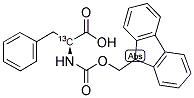 N-(9-FLUORENYLMETHOXYCARBONYL)-L-ALANINE-2-13C Struktur