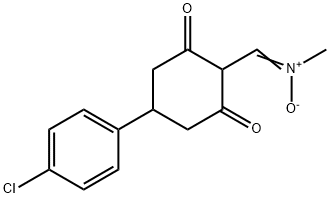 ([4-(4-CHLOROPHENYL)-2,6-DIOXOCYCLOHEXYL]METHYLENE)(METHYL)AMMONIUMOLATE Struktur